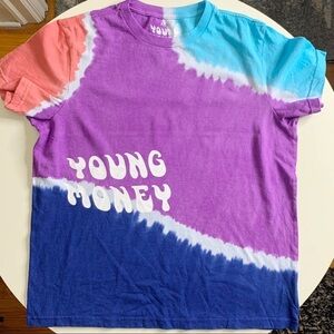 American Eagle x Young Money Standard Fit T-Shirt Tie Dye Men’s Size Medium